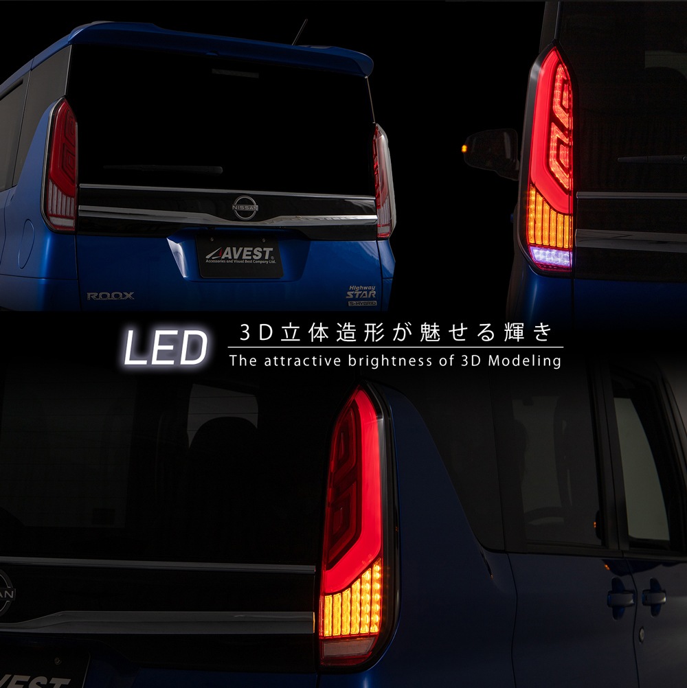 ���ե�����륵���ȸ��� �������å� �롼���� �ե�LED �ơ������ �ơ���饤�� NISSAN ROOX BA1 B4�� 40�� E�ޡ����� �ݰ´��Ŭ�� 1ǯ�ݾ�