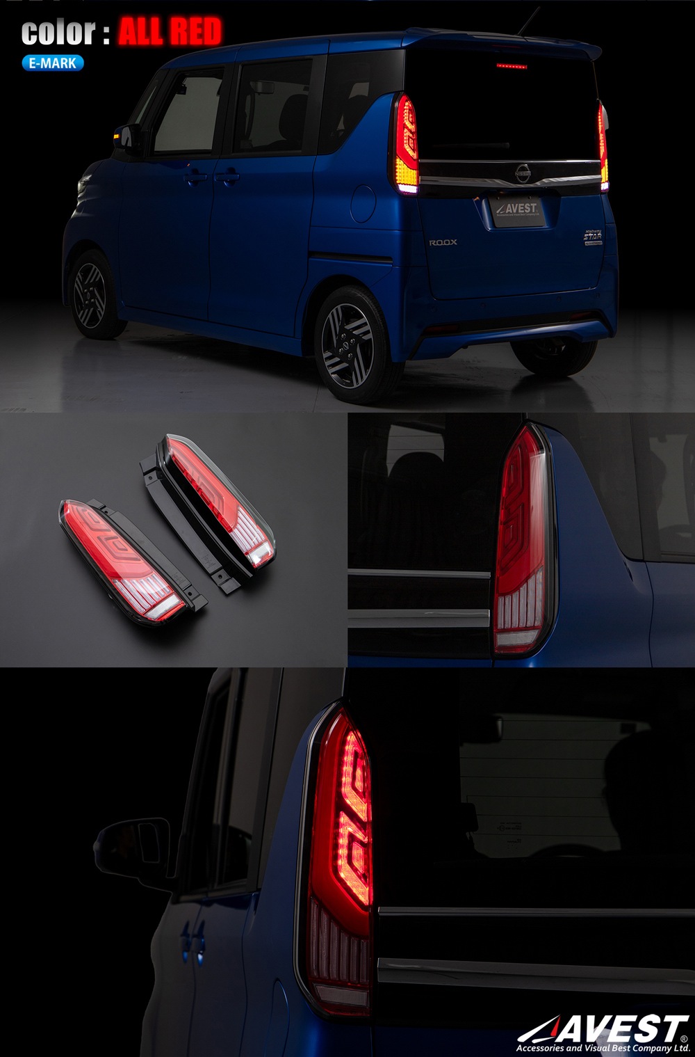 ���ե�����륵���ȸ��� �������å� �롼���� �ե�LED �ơ������ �ơ���饤�� NISSAN ROOX BA1 B4�� 40�� E�ޡ����� �ݰ´��Ŭ�� 1ǯ�ݾ�