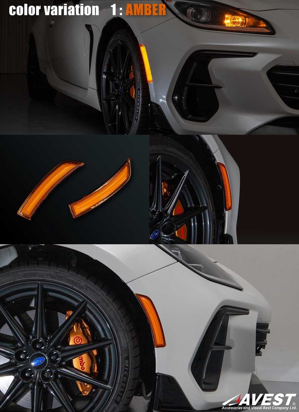 TOYOTA GR86 ZN8 SUBARU BRZ ZD8 �ե�LED �����ɥޡ����� ����С� / 86 �ϥ����� �����ɥ����󥫡�