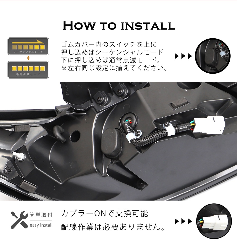 �ڿ��̸����TOYOTA GR86 ZN8 SUBARU BRZ ZD8 �ե�LED �ơ������ �����륯�ꥢ ������ǥ�