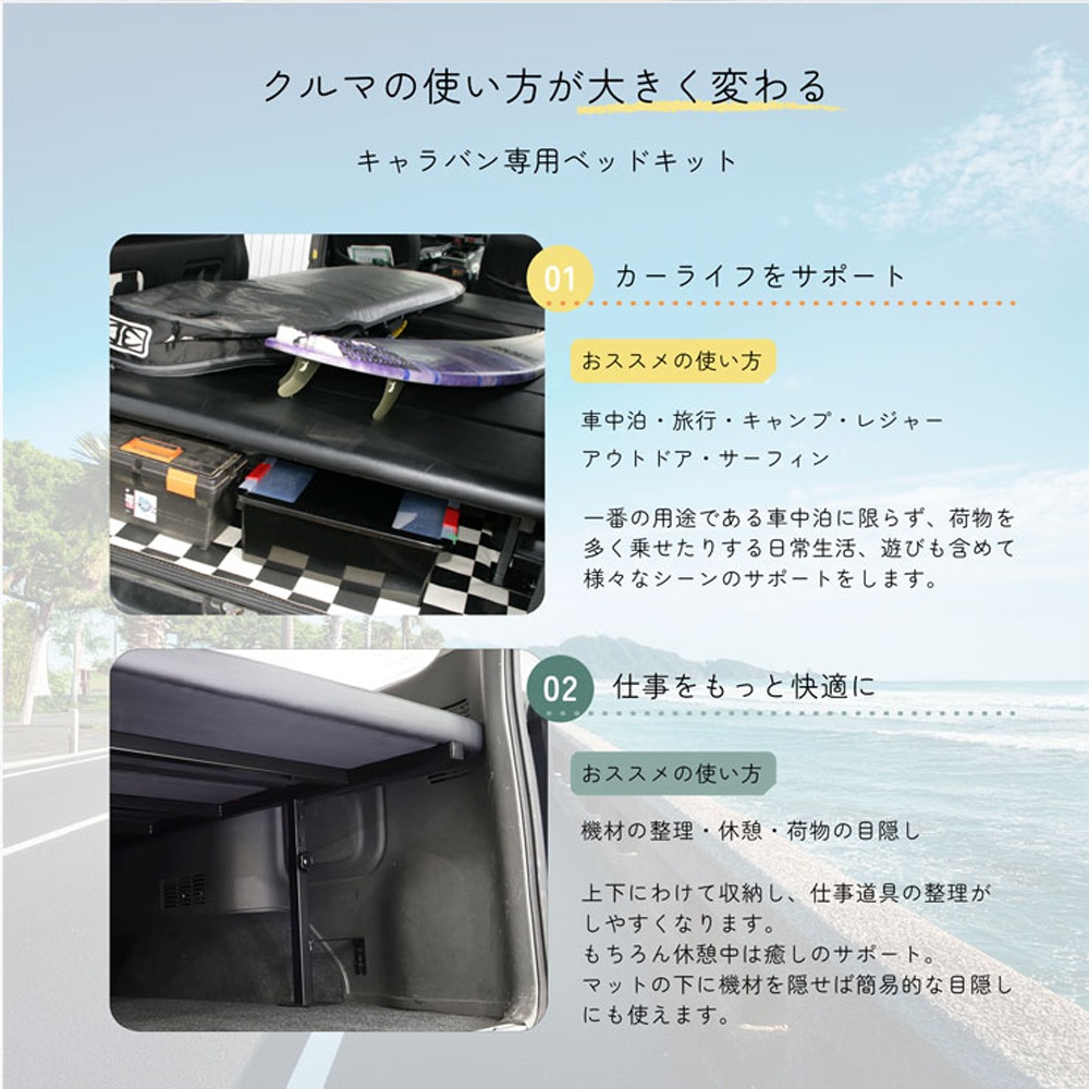 NV350 �����Х� caravan �����ɥץ�ߥ���GX �ץ�ߥ���GX GX�饤���� �٥åɥ��å� �ѥ���󥰥쥶�������� 10mm WINGS��