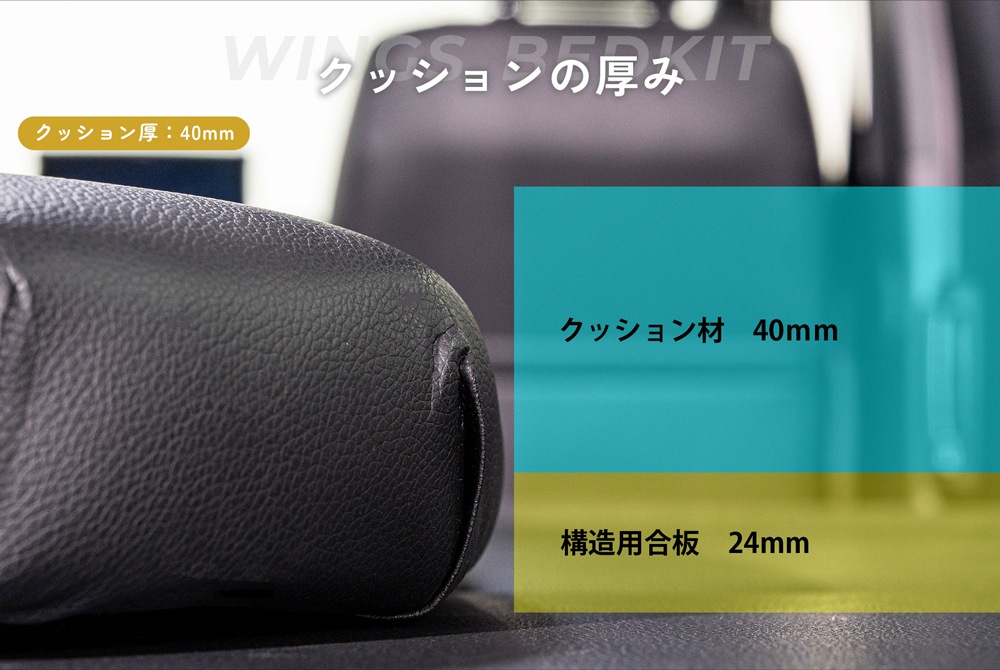 NV350 �����Х� caravan �����ɥץ�ߥ���GX �ץ�ߥ���GX GX�饤���� �٥åɥ��å� �ѥ���󥰥쥶�������� 40mm WINGS��