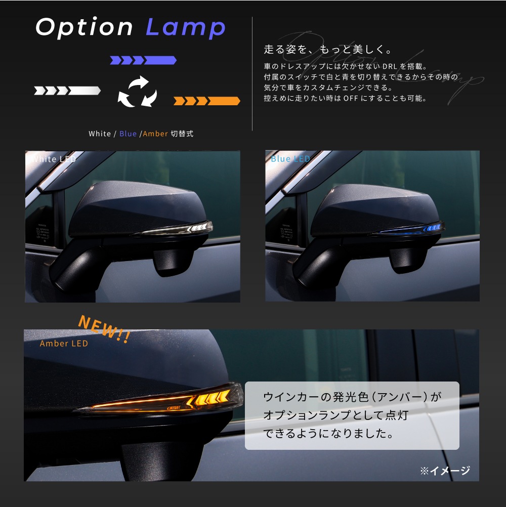 [Vertical Arrow Type��] RAV4 50�� ή���ɥ��ߥ顼���� ��� ñ�� �� ��  TOYOTA