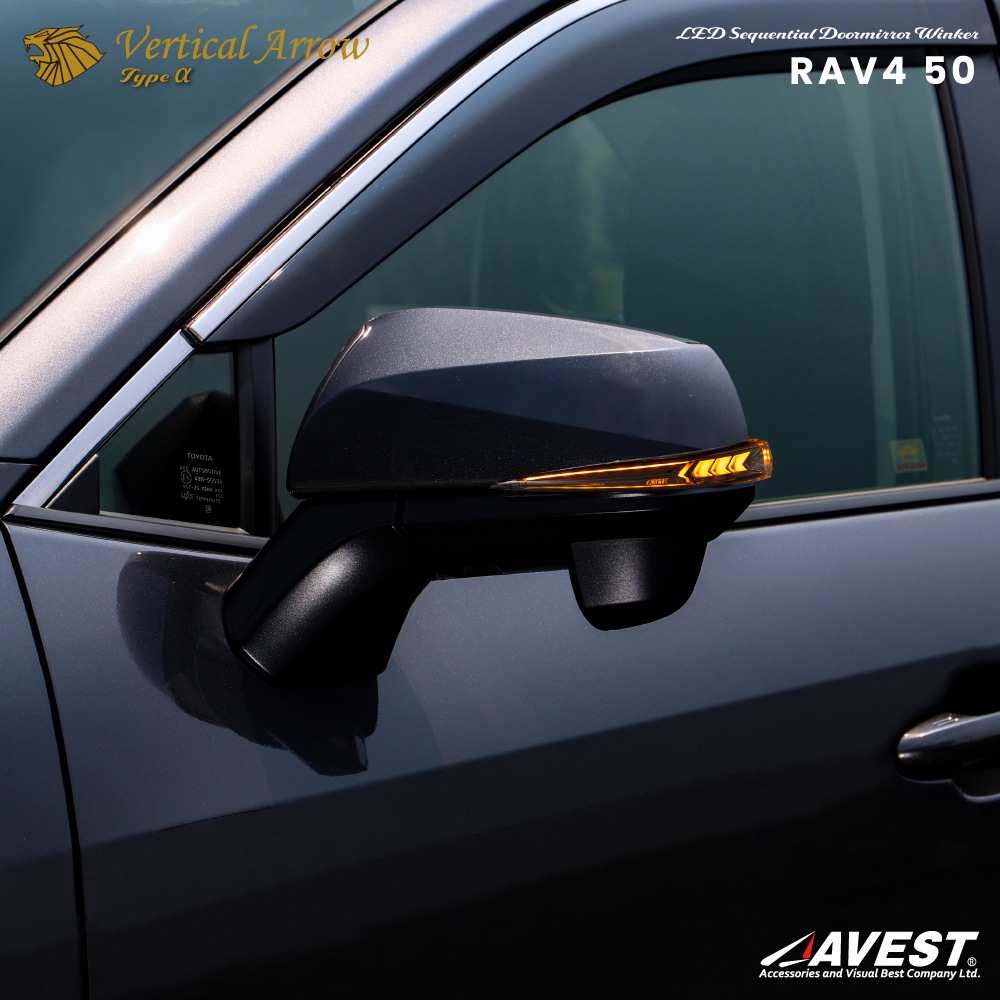 [Vertical Arrow Type��] RAV4 50�� ή���ɥ��ߥ顼���� ��� ñ�� �� ��  TOYOTA
