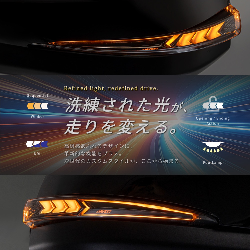 [Vertical Arrow Type��] RAV4 50�� ή���ɥ��ߥ顼���� ��� ñ�� �� ��  TOYOTA