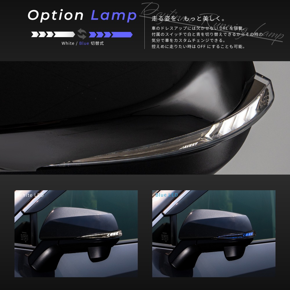 [Vertical Arrow Type��] RAV4 50�� ή���ɥ��ߥ顼���� ��� ñ�� �� ��  TOYOTA