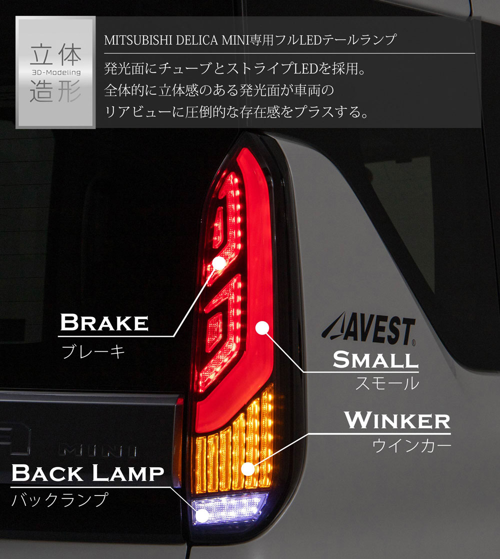 MITSUBISHI DELICA MINI եLED ơ  ơ饤 Eޡ ݰ´Ŭ 1ǯݾ