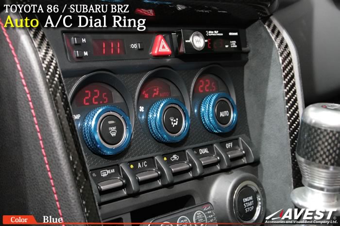 トヨタ 86(ZN6) スバル BRZ(ZC6) エアコンダイヤルリング オート