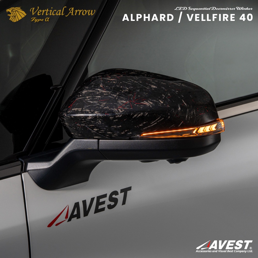 Forged Carbon Fiber Phantom Redή륦󥫡 ե ե 40 󥷥뵡ǽήɥߥ顼󥫡 Vertical Arrow Type