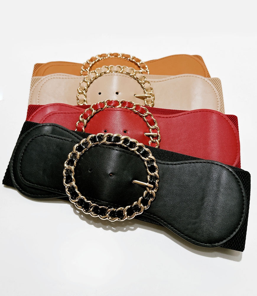 【オンライン限定】ねじりバックルゴムベルト