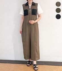 配色切替ジャンプスーツ