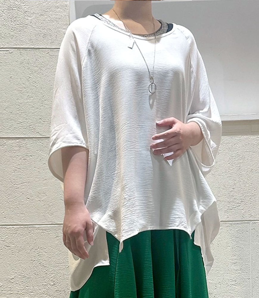 ドルマンスリーブプルオーバー