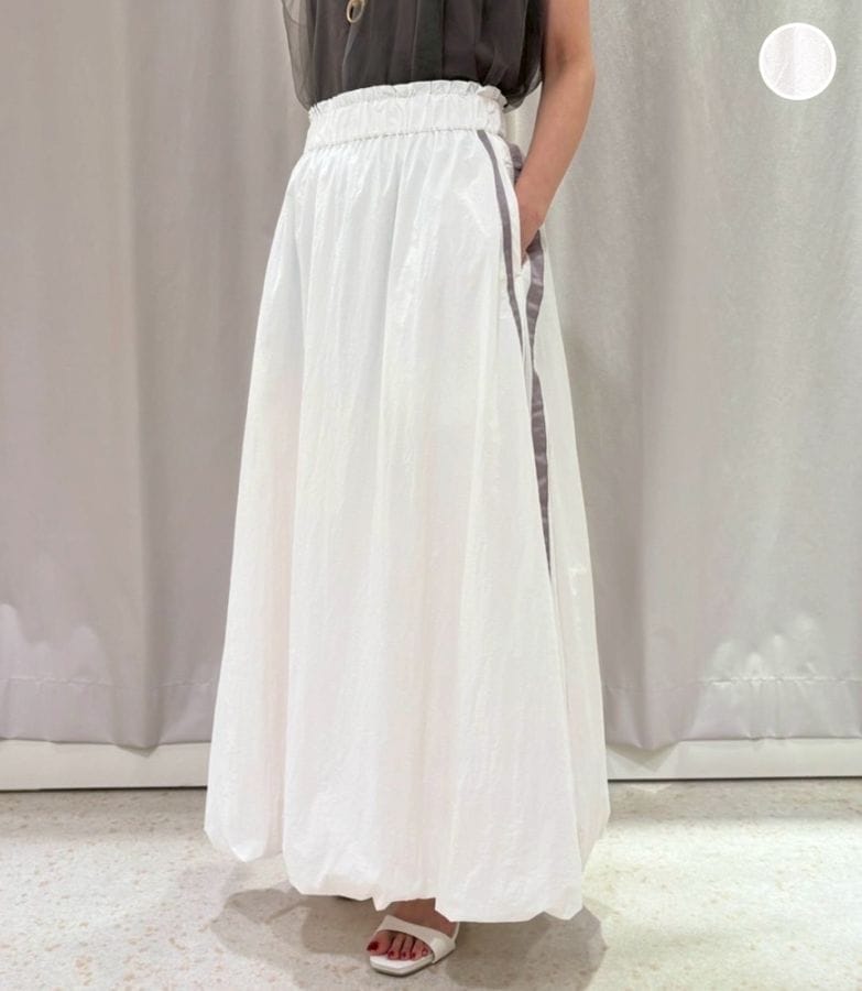 サイドラインボリュームスカート