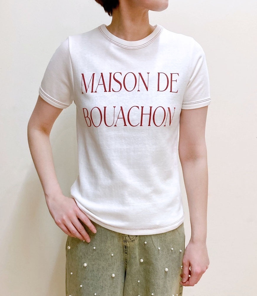 パイピングロゴTシャツ