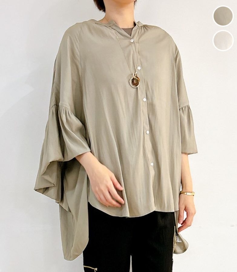 シャンブレーチュニック