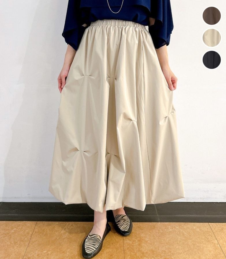 ランダムタックバルーンスカート