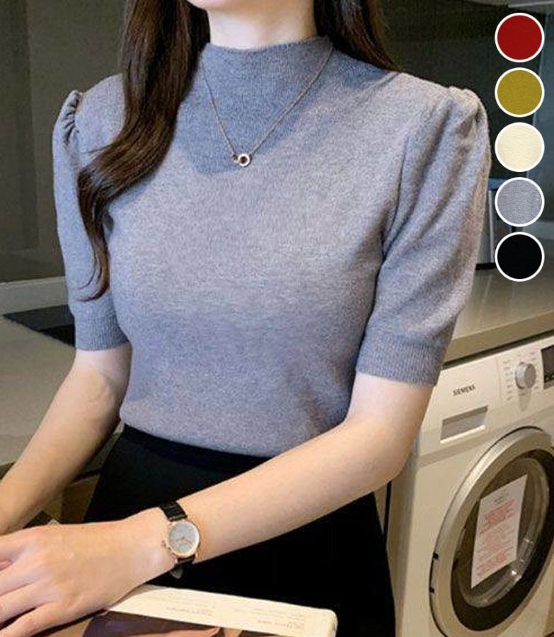 パワショルニットトップス