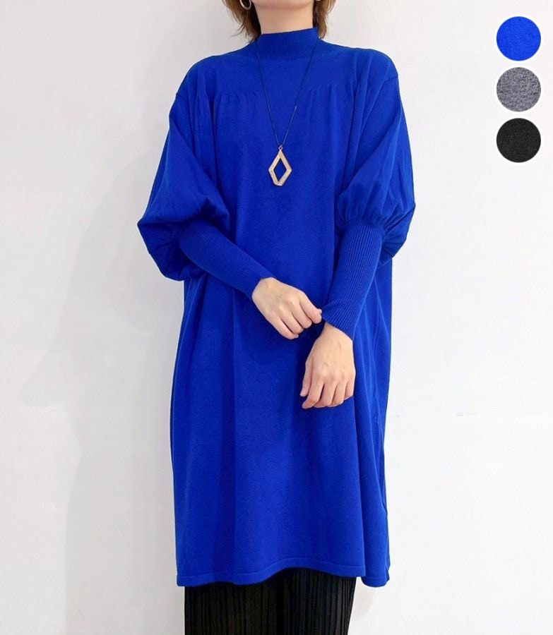 ニットチュニックワンピ