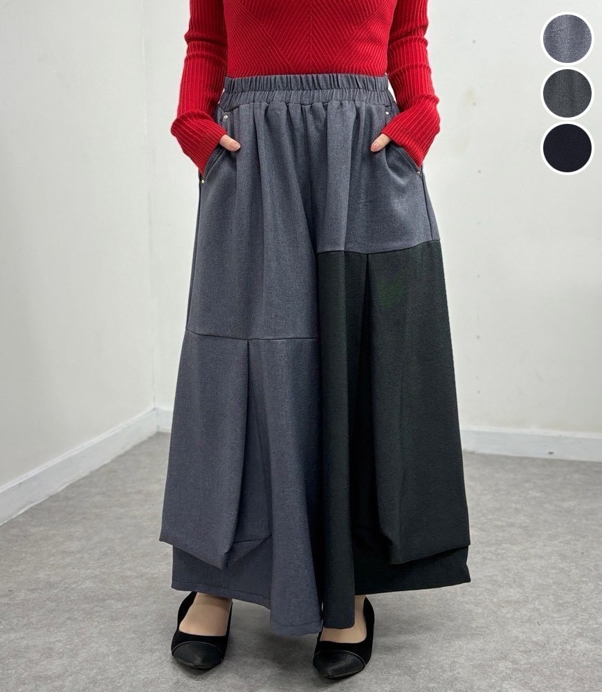 ブラッシュボックスワイドパンツ