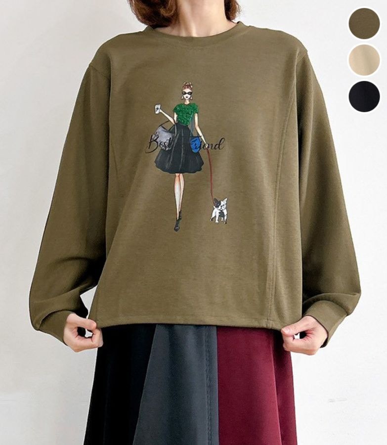 ドールモチーフプルオーバー