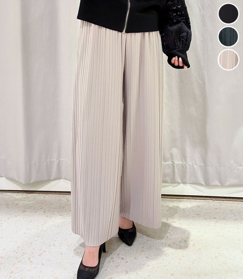 ボックスプリーツパンツ