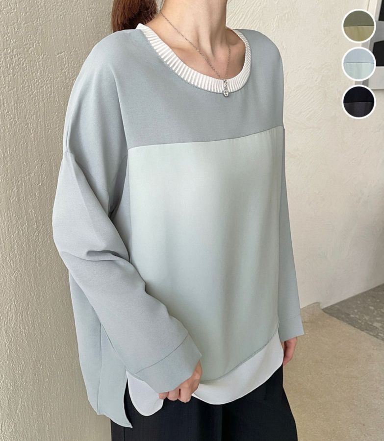 シアーレイヤードプルオーバー