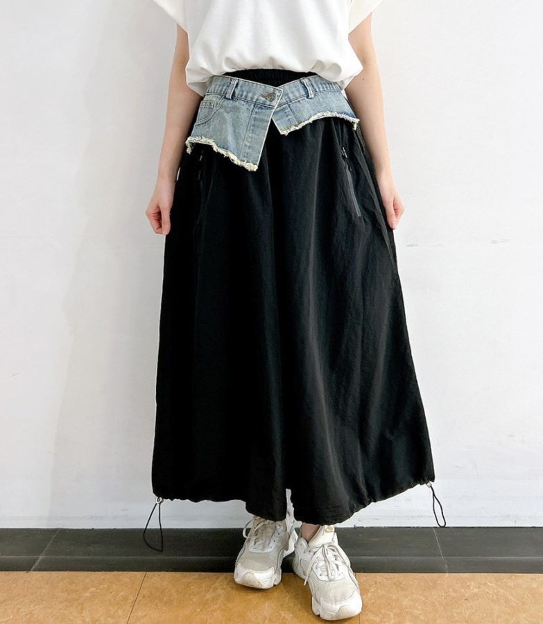 デニムドッキングスカート