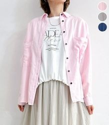 テンセルオーバーシャツ