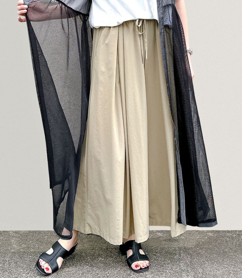リラックスワイドパンツ