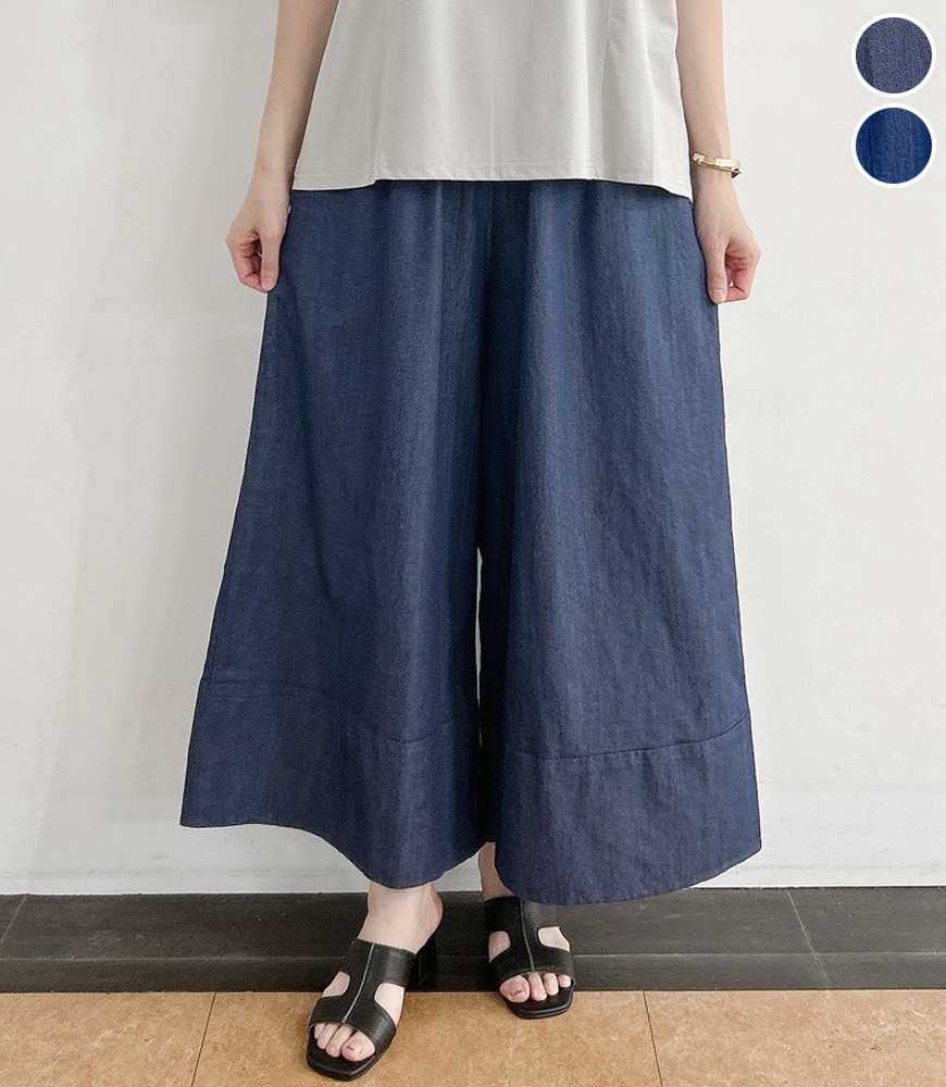 ワイドデニムパンツ