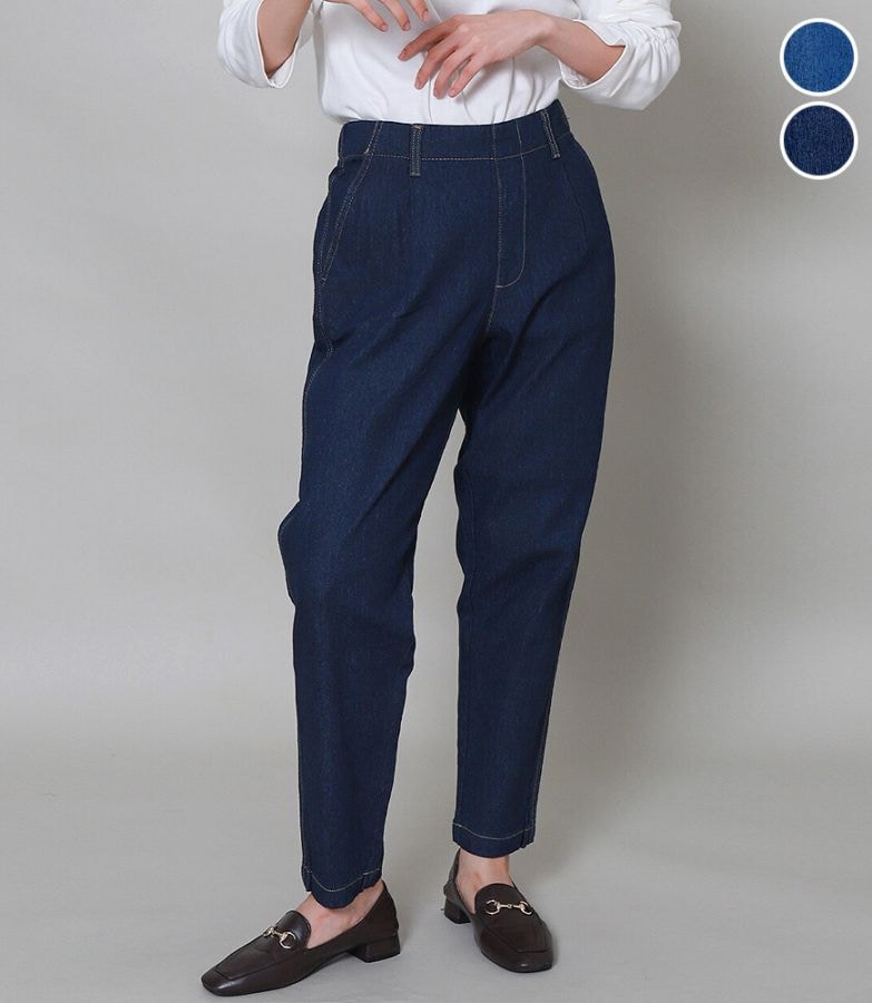 ストレッチデニム テーパードパンツ