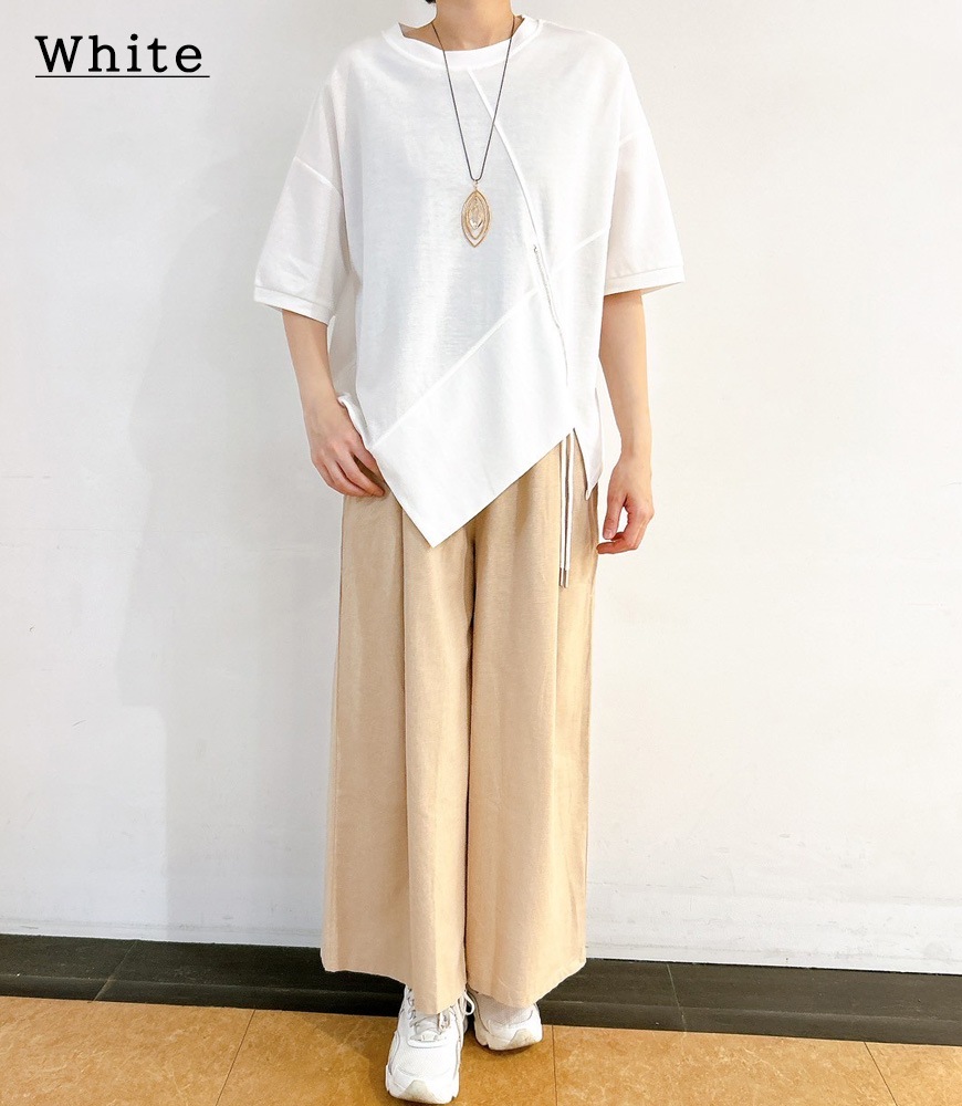 トップス 26cm adidas Mock Neck T-Shirt x Rolling Links in White | SVD USA