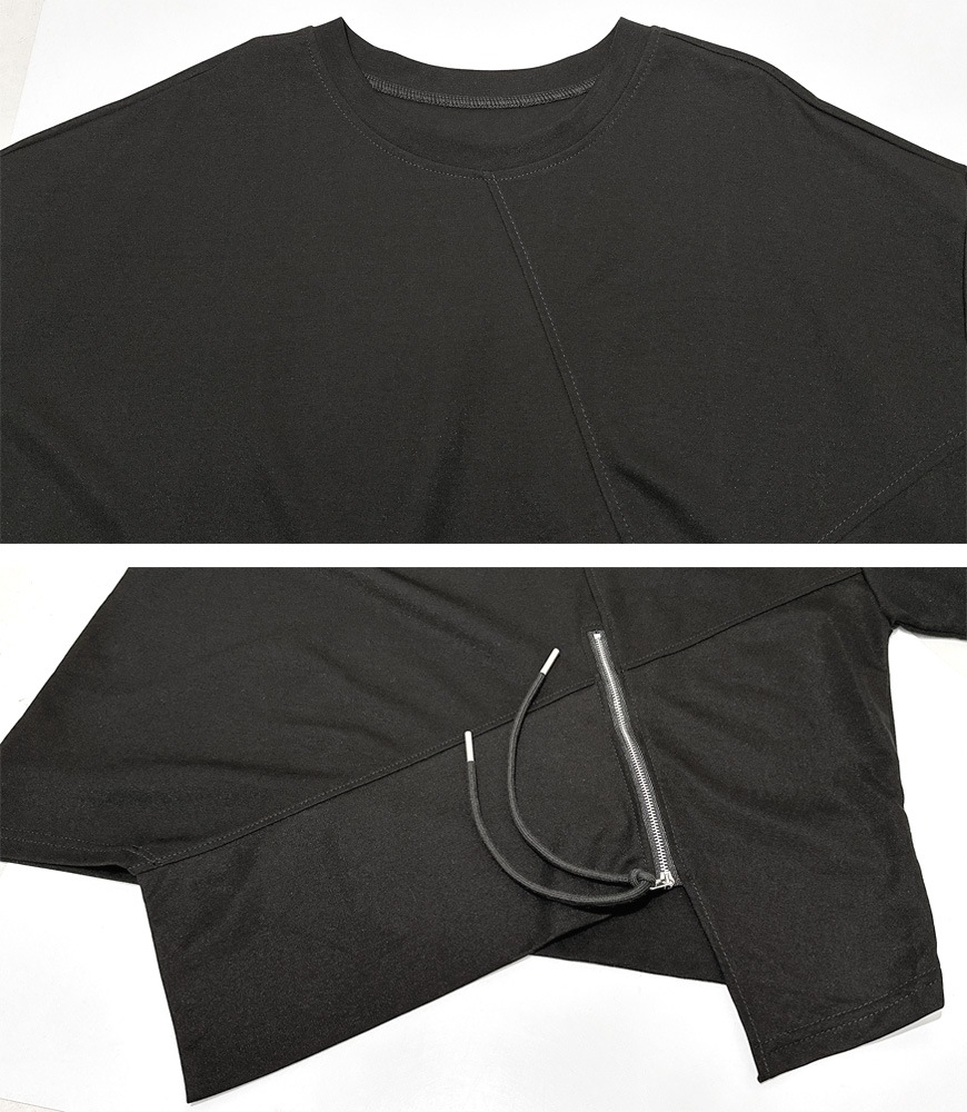 アシメ裾ZIPトップス | トップス,Tシャツ・カットソー | avion