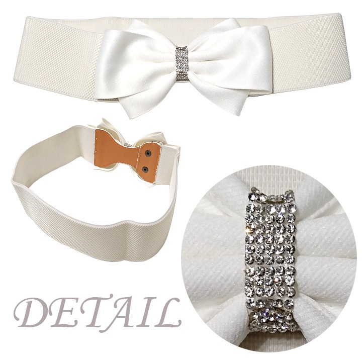 キラキラリングりぼんゴムベルト