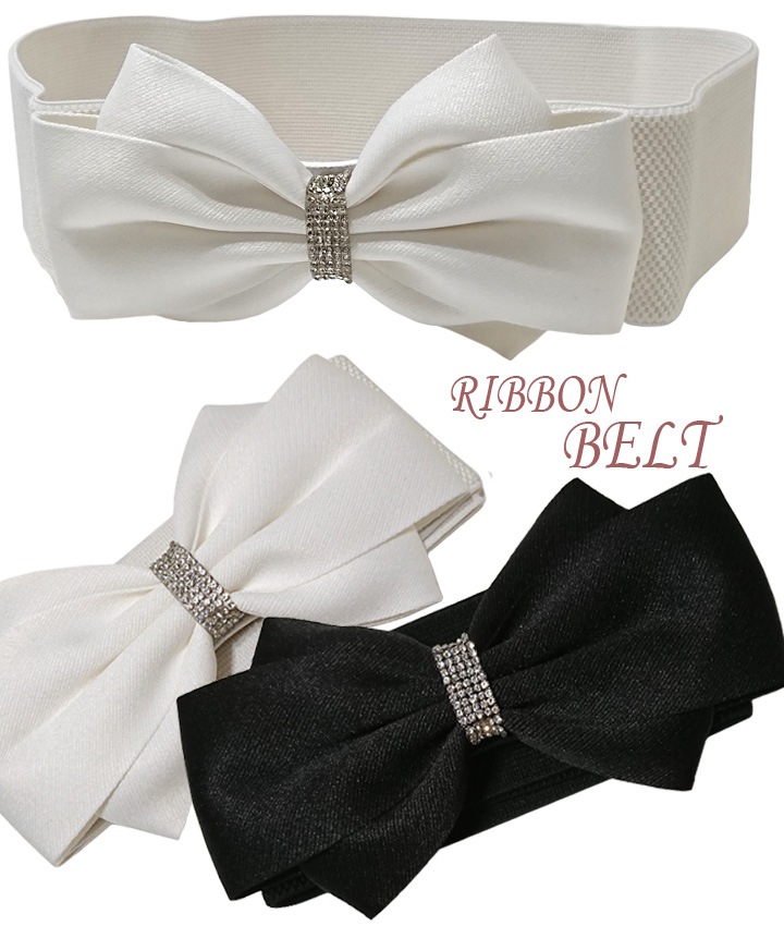 キラキラリングりぼんゴムベルト