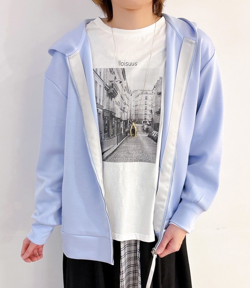 ダブルジップパーカー