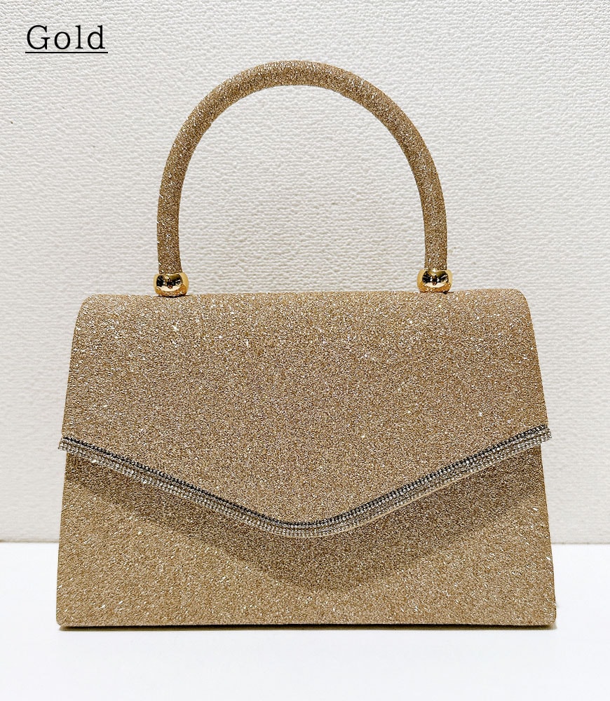 2WAYグリッターラメパーティーバッグ