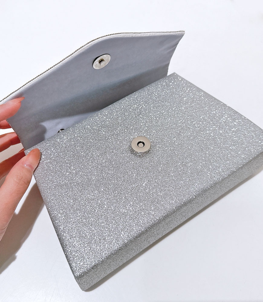 2WAYグリッターラメパーティーバッグ