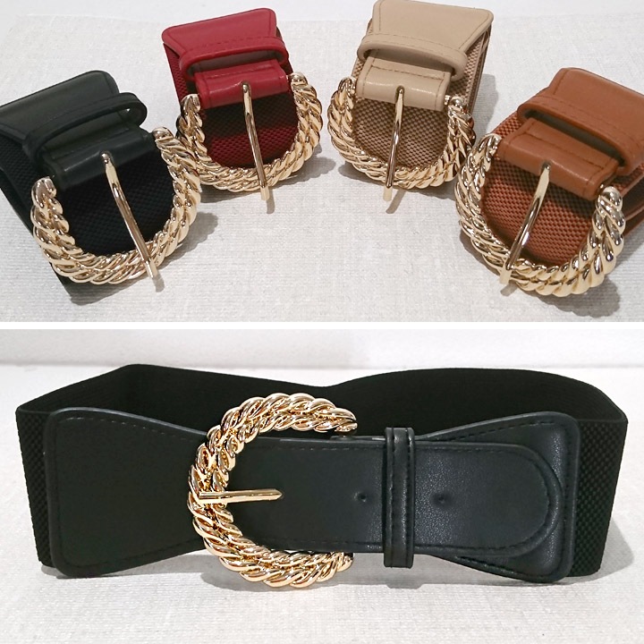 ロープデザイン太ゴムベルト