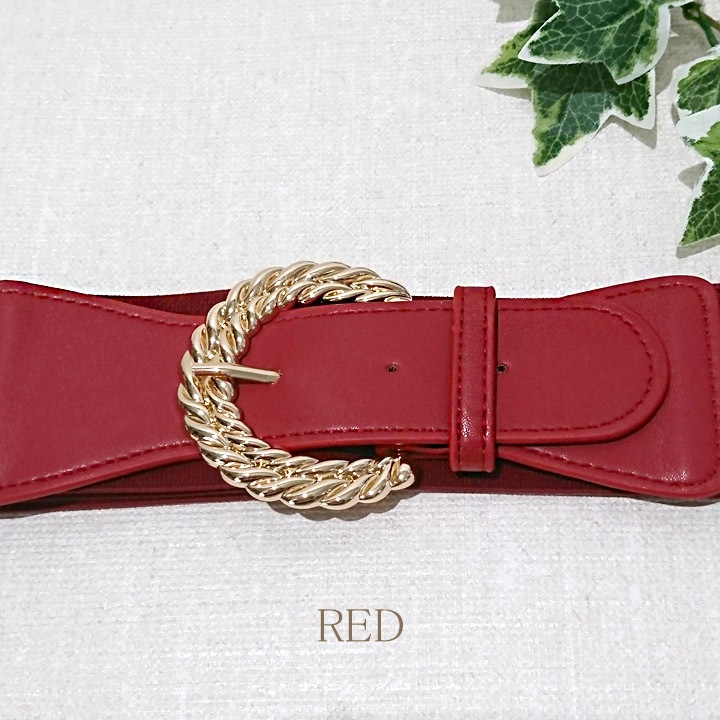 ロープデザイン太ゴムベルト