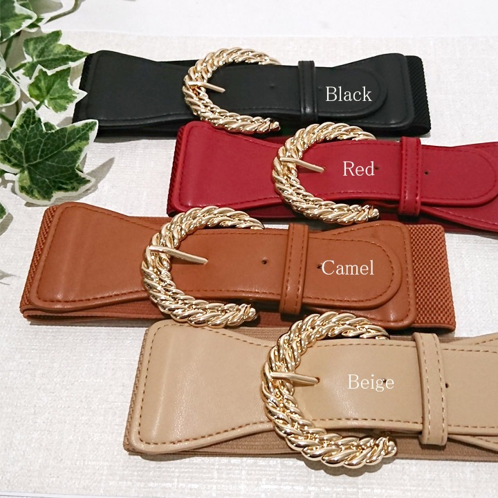 ロープデザイン太ゴムベルト