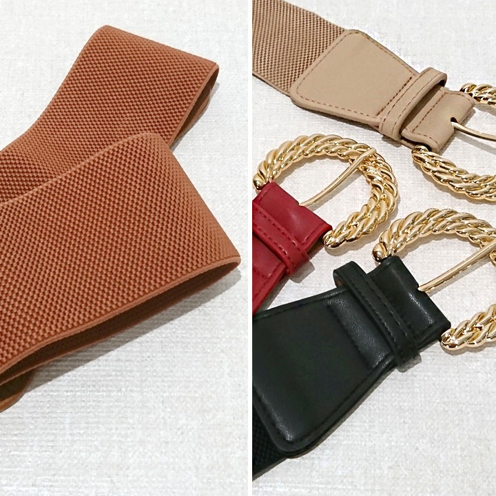 ロープデザイン太ゴムベルト