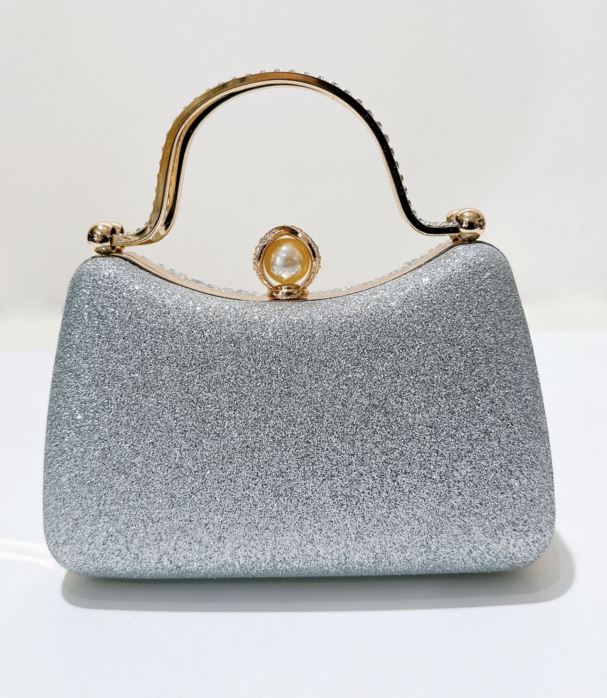 ビジュー＆ストーン装飾パーティーBAG