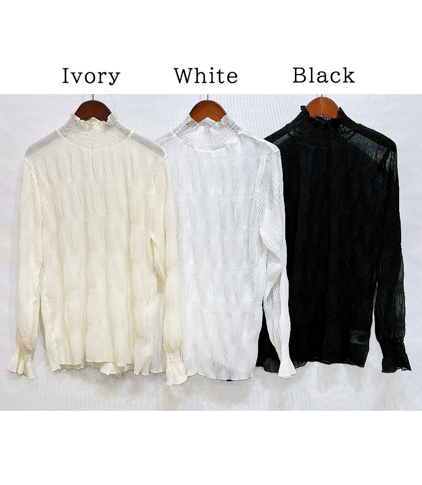 シャーリングシフォントップス | トップス,Tシャツ・カットソー | avion