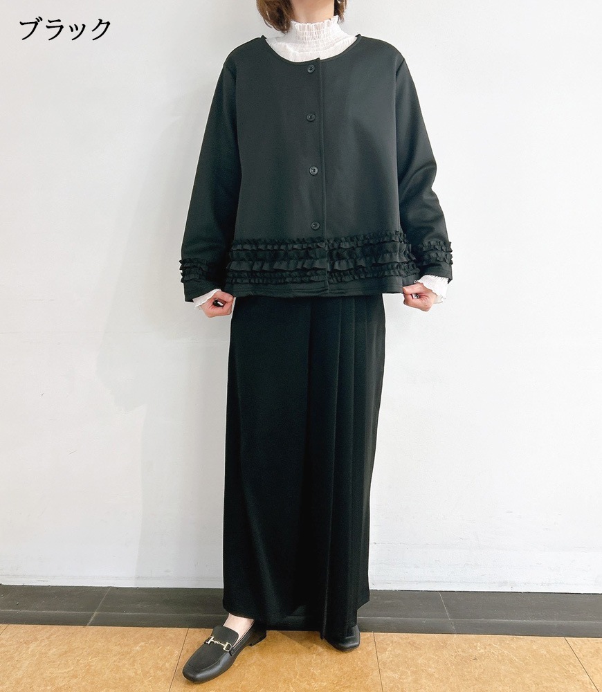 サイドプリーツパンツ