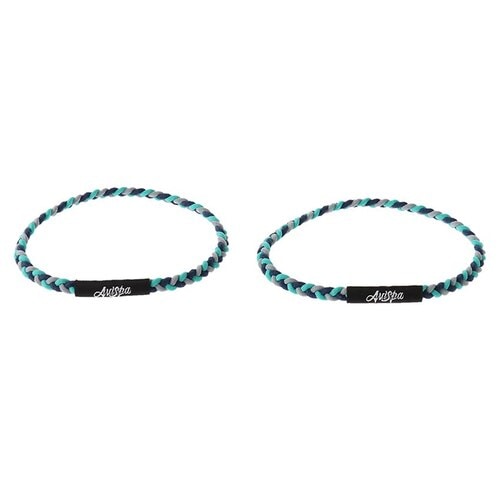 三つ編みブレスレット(2本セット)