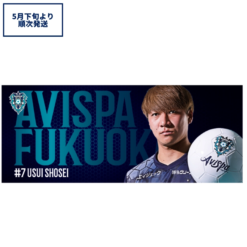 選手ビジュアル(ボールVer.)フェイスタオル【受注商品】