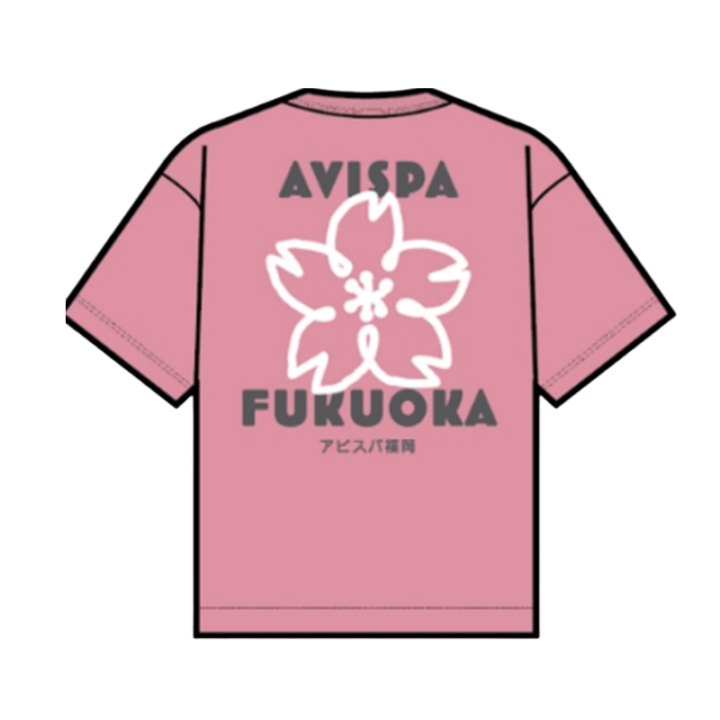 AE-908 Oversize T-Shirt: Sakura Color Pink