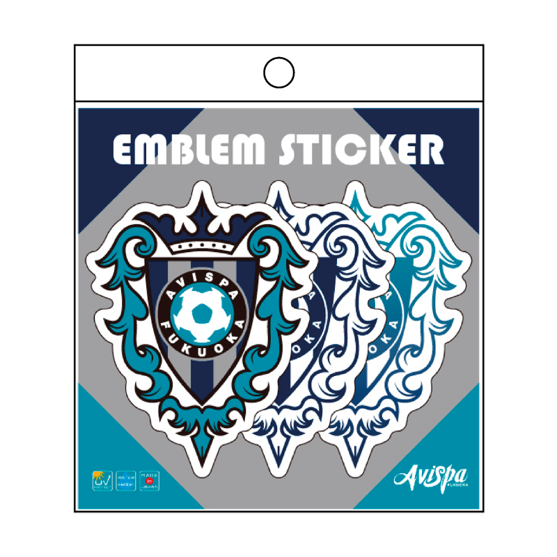 エンブレムステッカー3枚セット