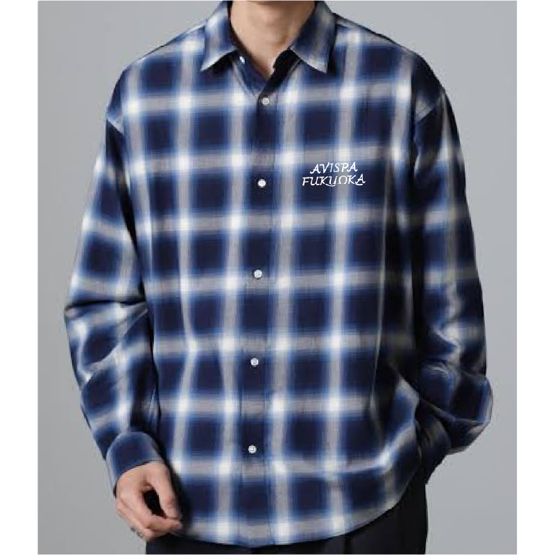 epa check shirt チェックシャツ ブルー 新品タグ付き オンブレチェックシャツ | アパレル,長袖 | AVISPA ONLINE SHOP